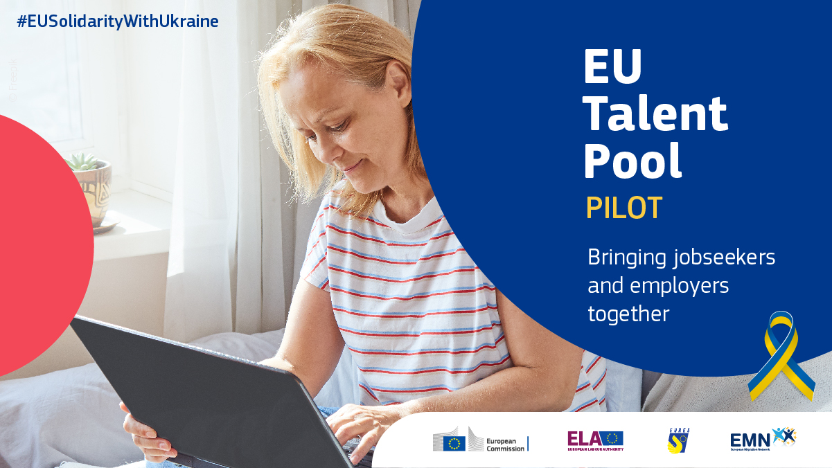 Baner projektu pilotażowego EU Talent Pool i usług sieci EURES